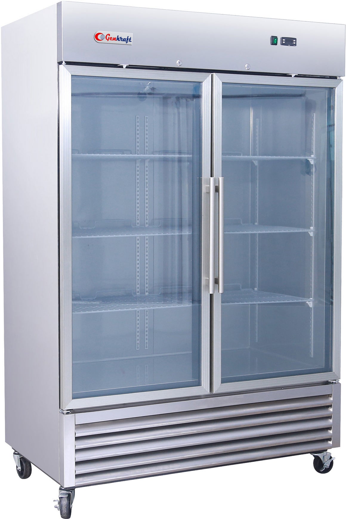 Double Glass Door Freezer